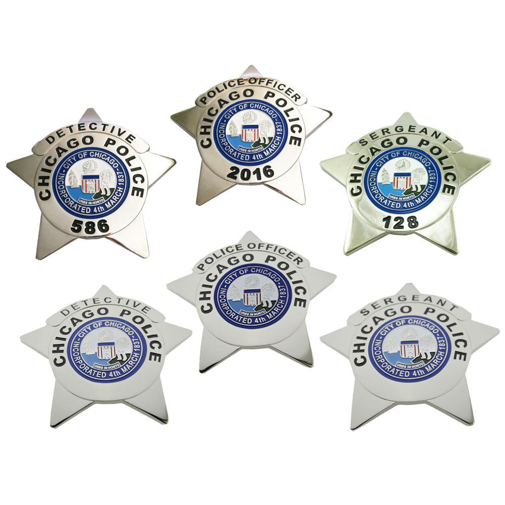 CPD Chicago Police Badges Set - Main Image