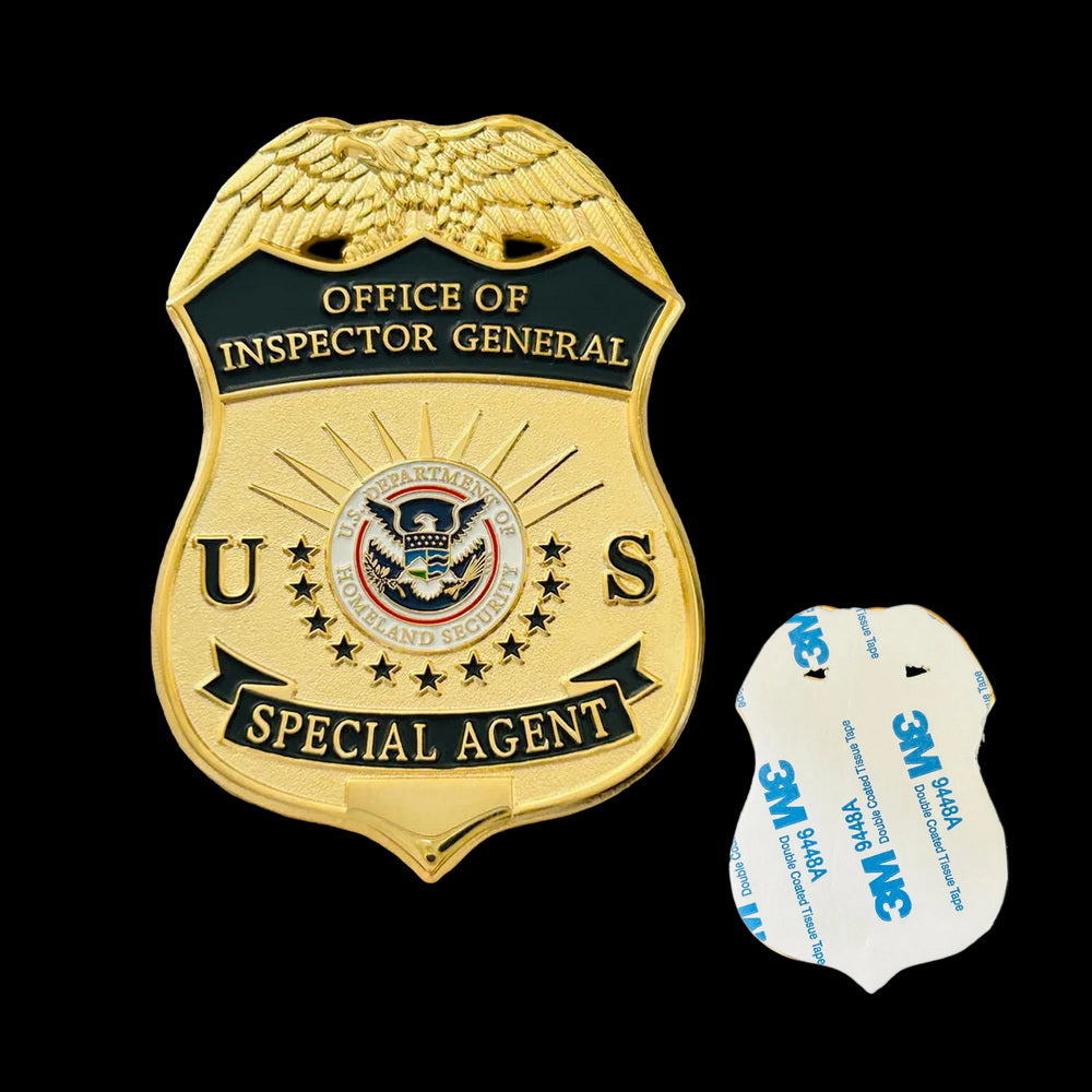 DHS OIG Office of Inspector General Special Agent Flat Badge For Shadow Box