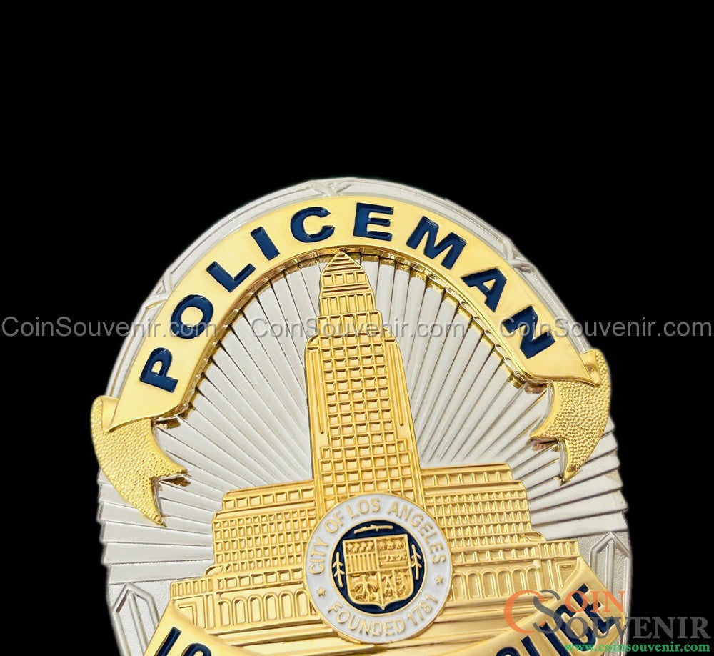 Dragnet Bill Gannon #4848 LAPD POLICEMAN Badge