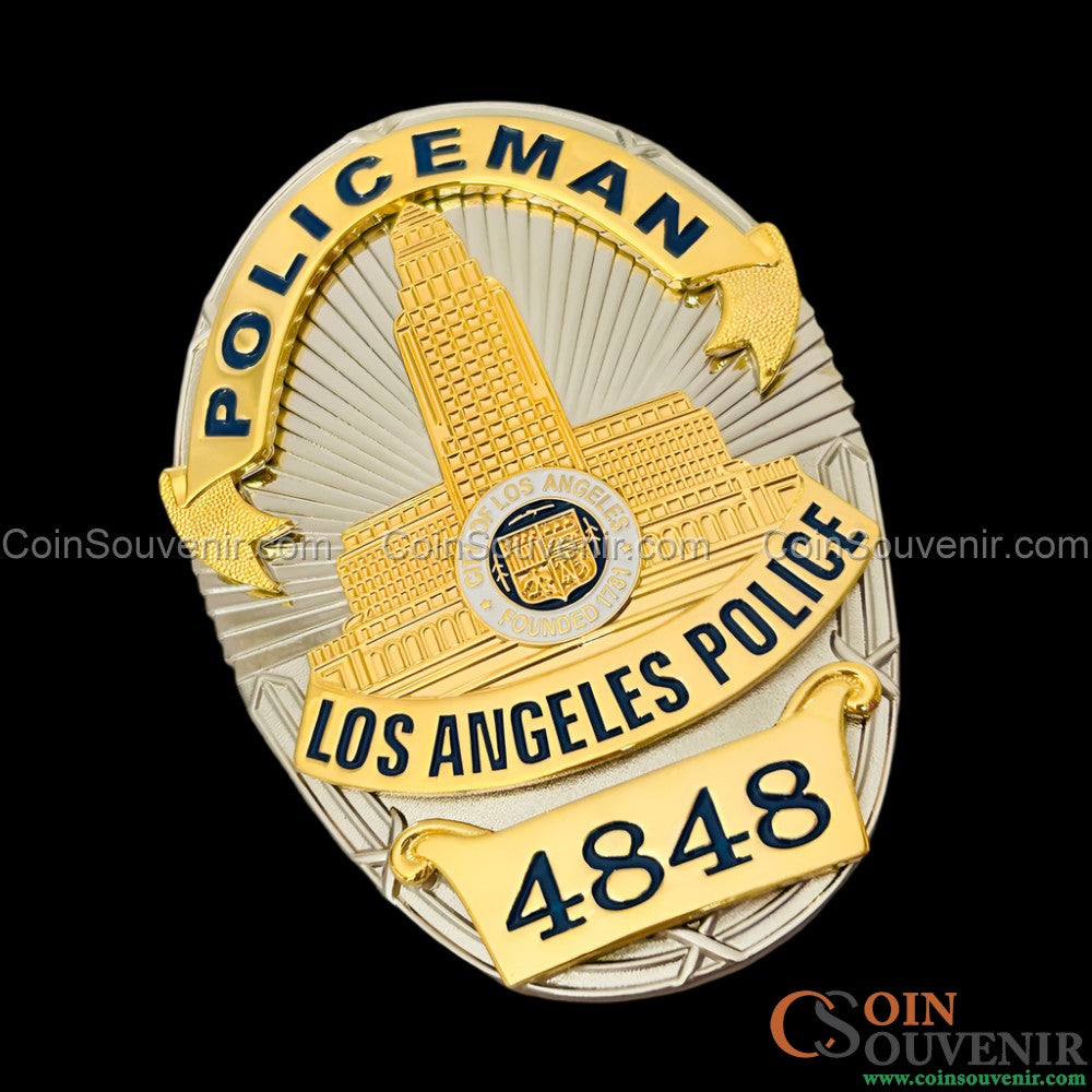 Dragnet Bill Gannon #4848 LAPD POLICEMAN Badge