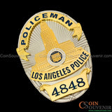 Dragnet Bill Gannon #4848 LAPD POLICEMAN Badge