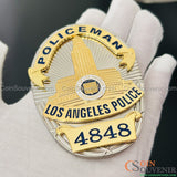 Dragnet Bill Gannon #4848 LAPD POLICEMAN Badge