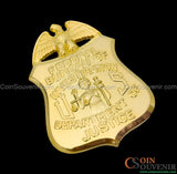 FBI Special Agent Badge Solid Copper Exact Replica Movie Prop