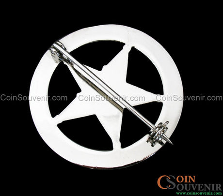 Justified Raylan Givens U.S. Marshal Flat Badge TV Show Prop Replica