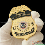 DHS OIG Office of Inspector General Special Agent Flat Wallet Badge
