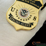 DHS OIG Office of Inspector General Special Agent Flat Badge For Shadow Box