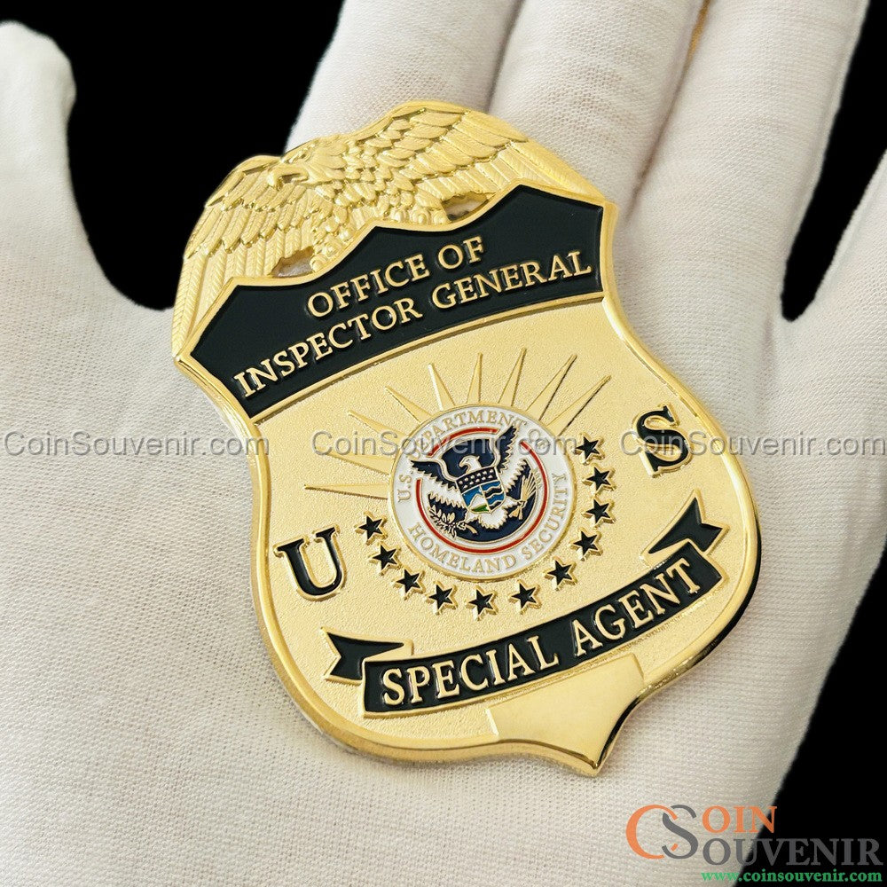 DHS OIG Office of Inspector General Special Agent Flat Badge For Shadow Box