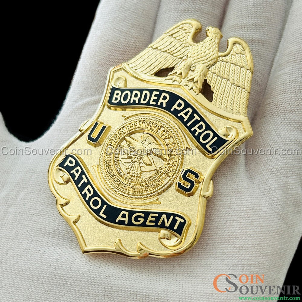 USBP Border Patrol Agent DOJ INS Badge Museum Quality