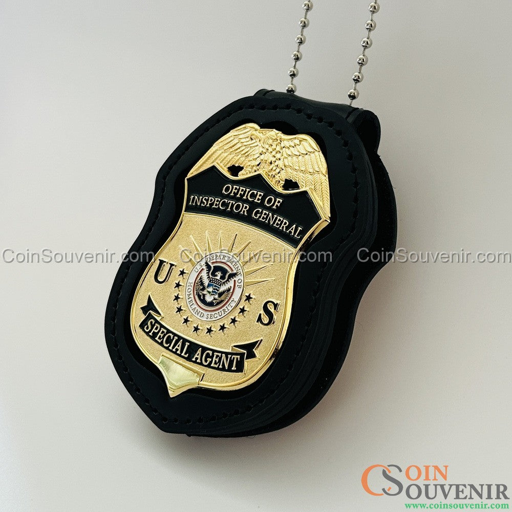 DHS OIG Office of Inspector General Special Agent Flat Wallet Badge