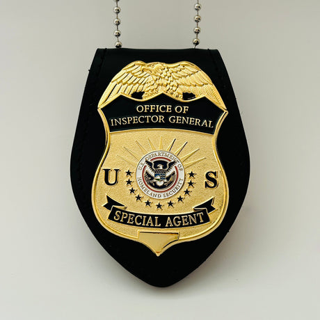 DHS OIG Office of Inspector General Special Agent Flat Wallet Badge