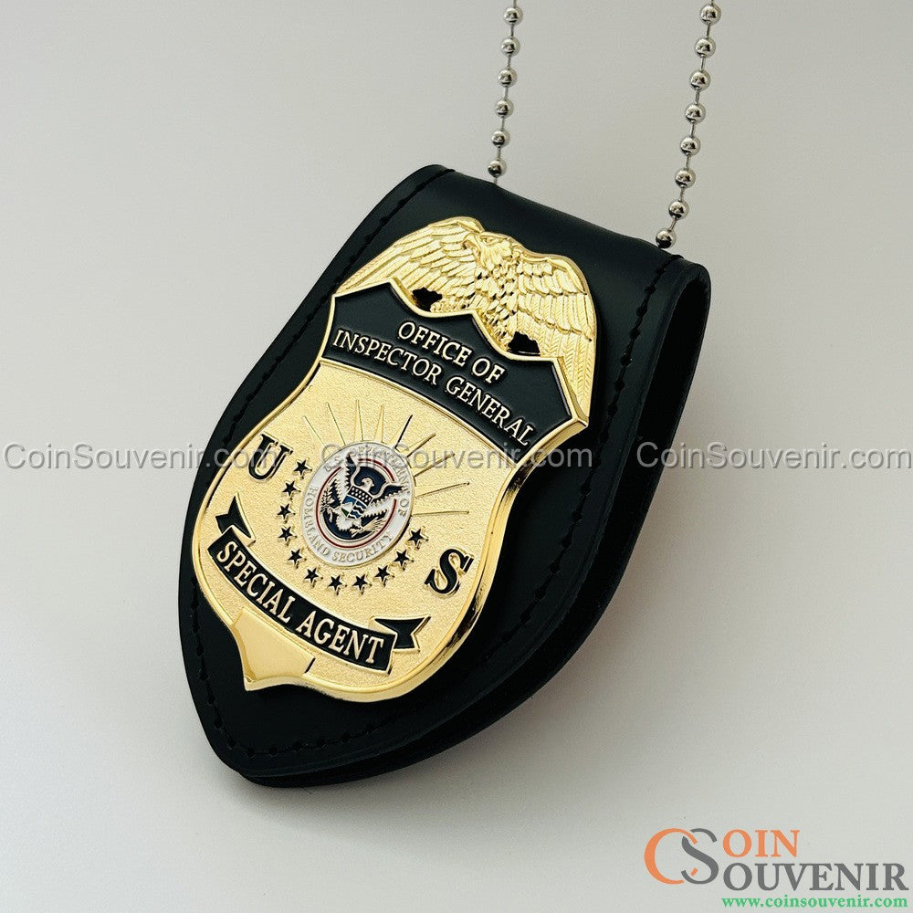 DHS OIG Office of Inspector General Special Agent Flat Wallet Badge