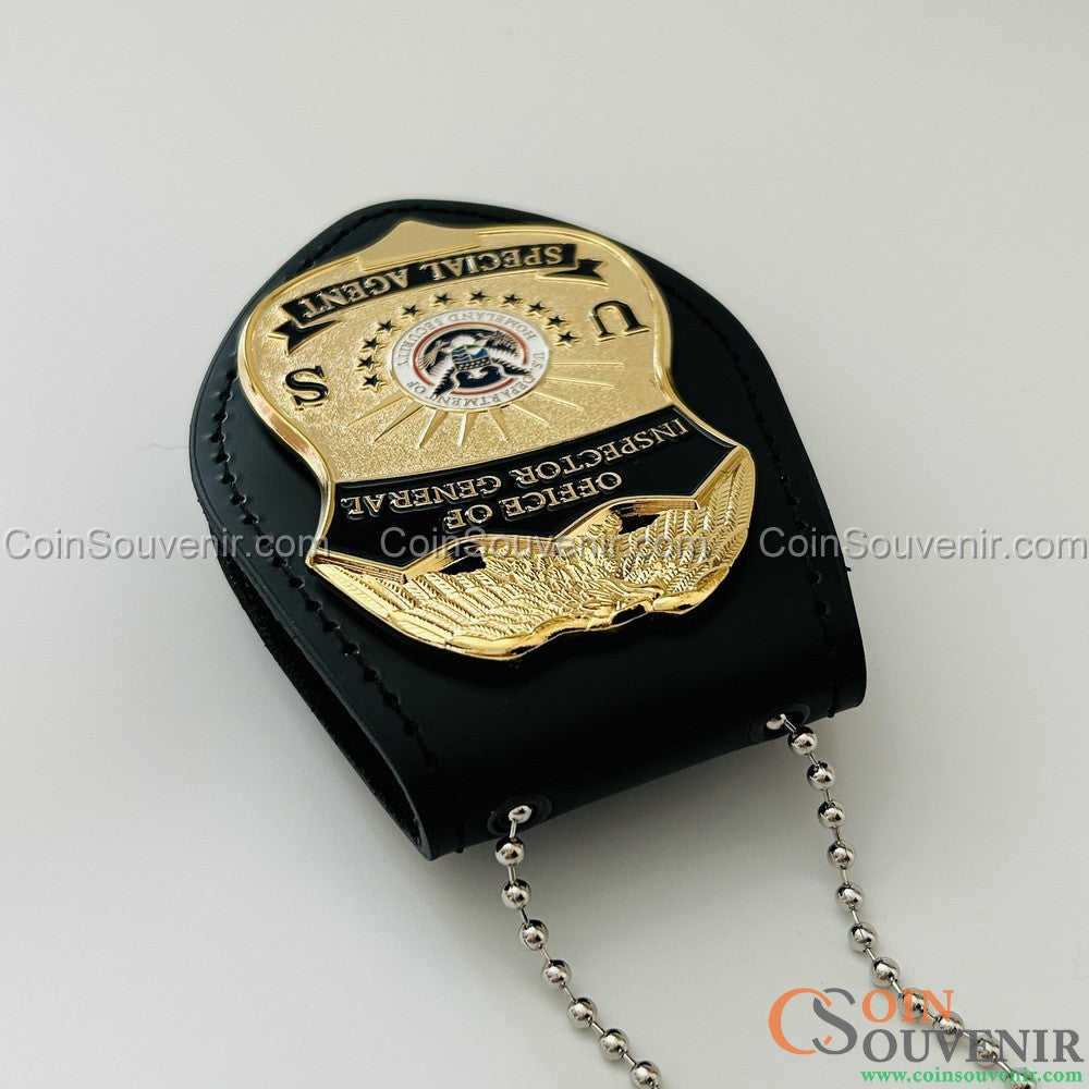 DHS OIG Office of Inspector General Special Agent Flat Wallet Badge