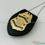 USBP Border Patrol Agent DOJ INS Flat Wallet Badge Museum Quality