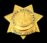 US CHP Traffic Officer Badge California Highway Patrol Customizable Number