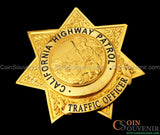 US CHP Verkehrspolizist Abzeichen California Highway Patrol Anpassbare Nummer