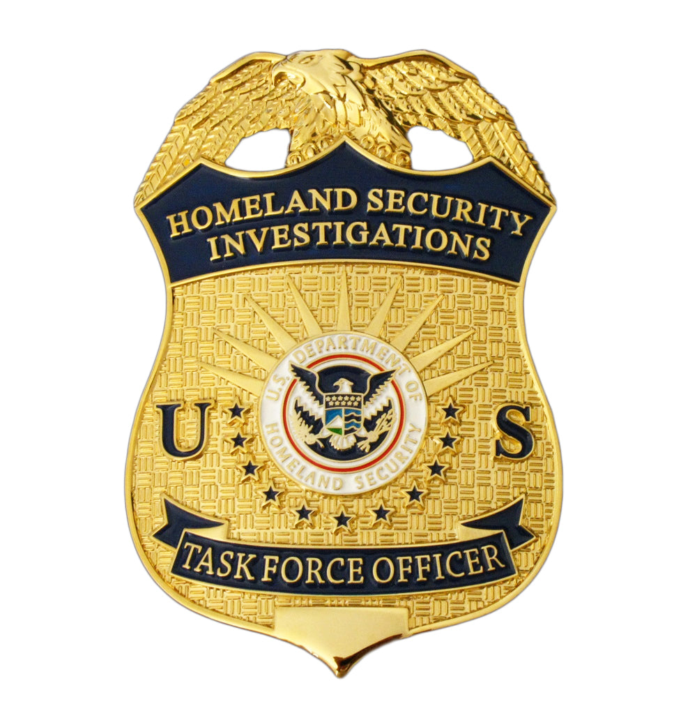 3 HSI U.S. Homeland Security Investigations Badges Set