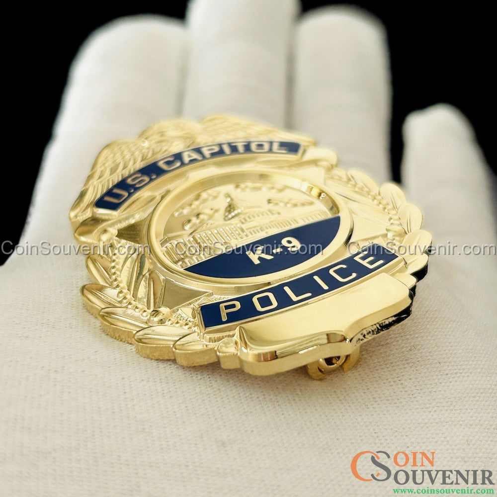 USCP K-9 U.S. Capitol Police Badge Customizable Name