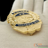 USCP K-9 U.S. Capitol Police Badge Customizable Name