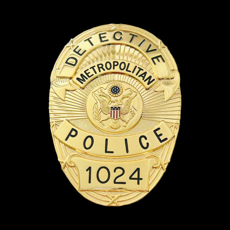 Se7en Detective William Somerset's Badge Metropolitan Police Movie Prop