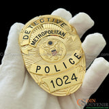 Se7en Detective William Somerset's Badge Metropolitan Police Movie Prop
