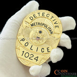 Se7en Detective William Somerset Police Badge Movie Prop