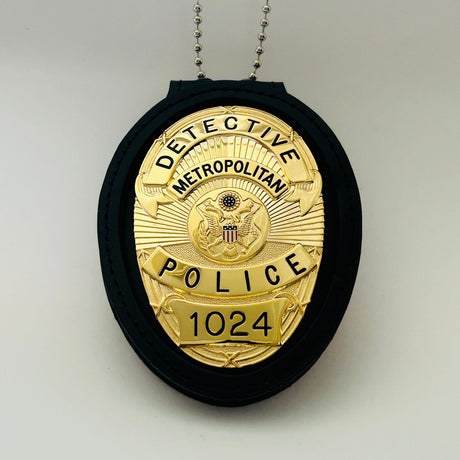 Se7en Detective William Somerset's Badge Metropolitan Police Movie Prop