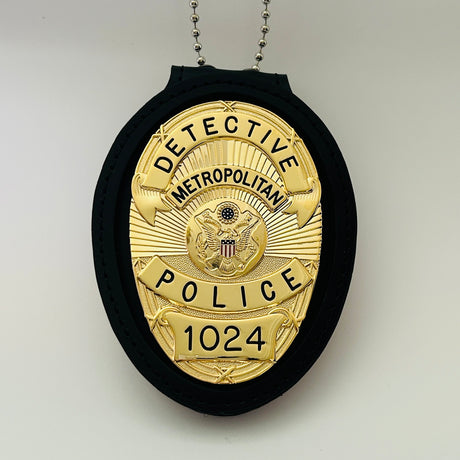 Se7en Detective William Somerset Police Badge Movie Prop