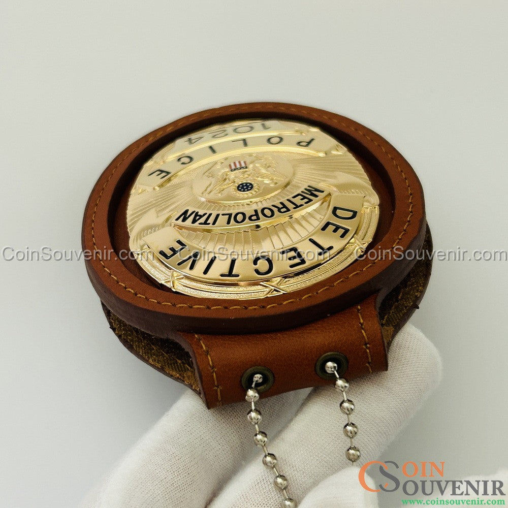 Se7en Detective William Somerset's Badge Metropolitan Police Movie Prop