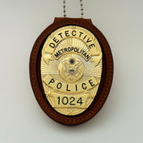 Se7en Detective William Somerset Police Badge Movie Prop