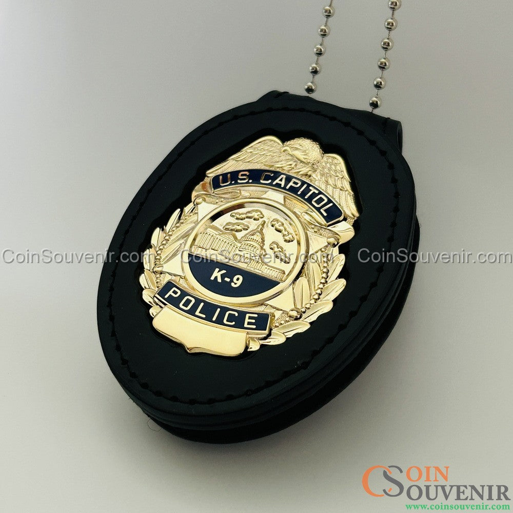 USCP K-9 U.S. Capitol Police Badge Customizable Name
