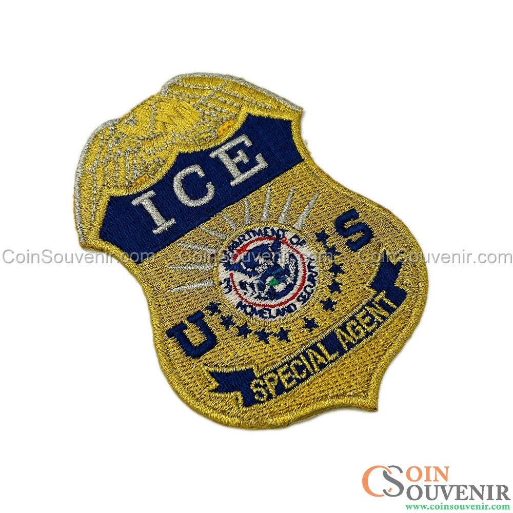 US ICE Special Agent Badge Embroidered Patch
