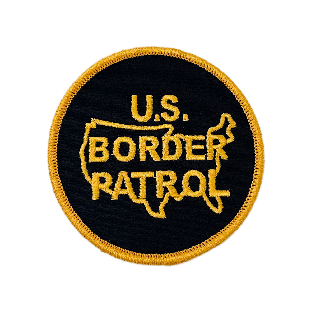 U.S. CBP Border Patrol Badge Round Embroidered Patch