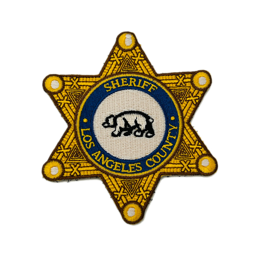 LASD Los Angeles County Sheriff Star Badge Embroidered Patch