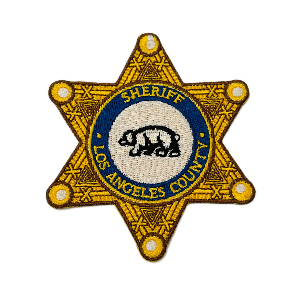 LASD Los Angeles County Sheriff Star Badge Embroidered Patch