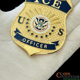 US ICE Officer Badge Premium Enamel Exact Replica