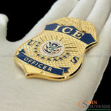 US ICE Officer Badge Premium Enamel Exact Replica