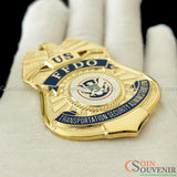 US TSA FFDO Federal Flight Deck Officer Wallet Badge Museum Quality