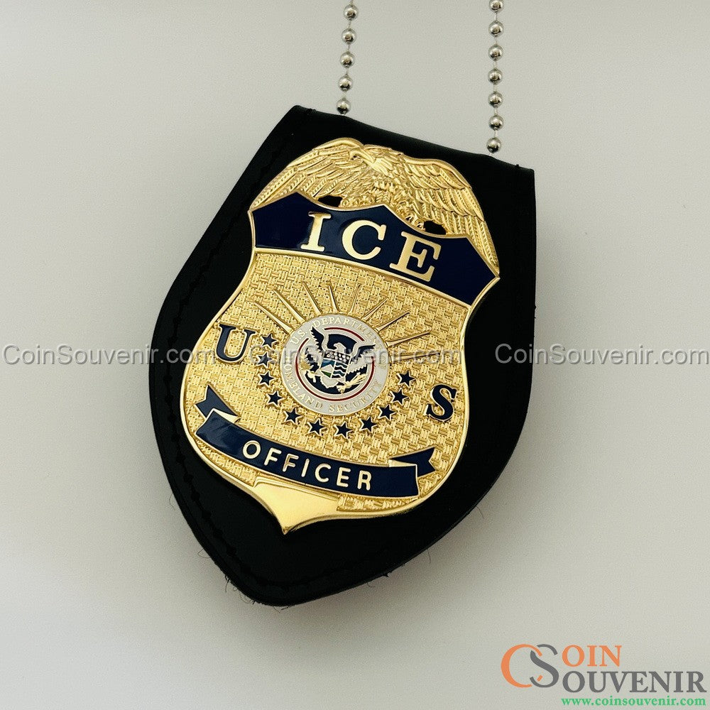 US ICE Officer Badge Premium Enamel Exact Replica