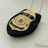 US ICE Officer Badge Premium Enamel Exact Replica