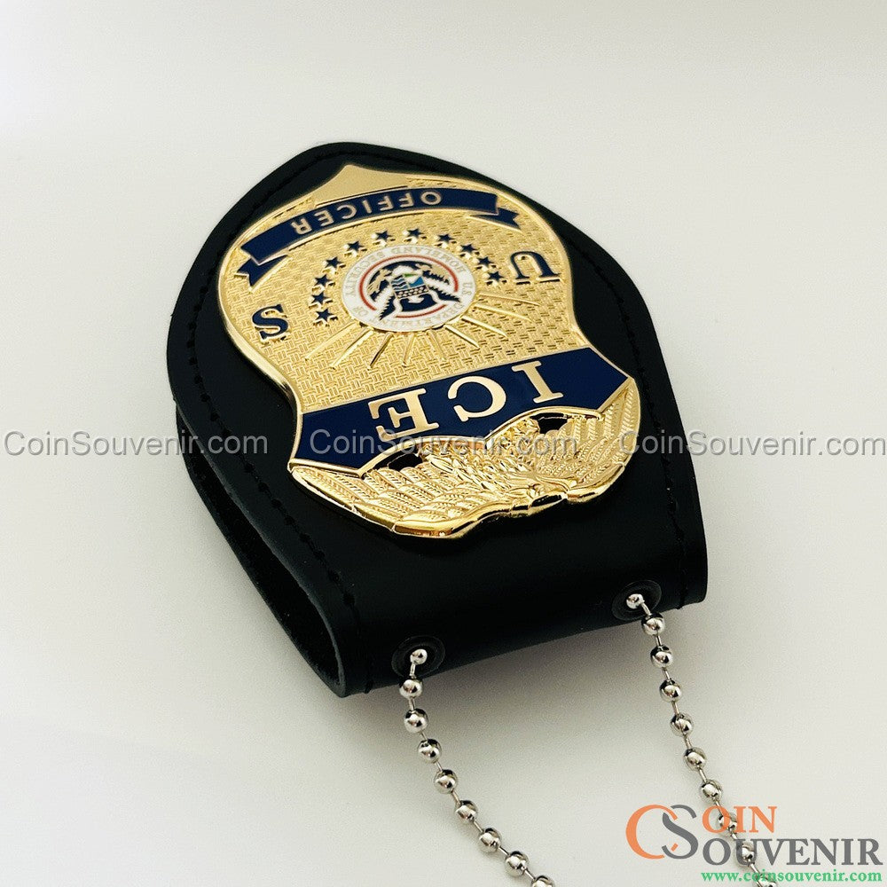 US ICE Officer Badge Premium Enamel Exact Replica