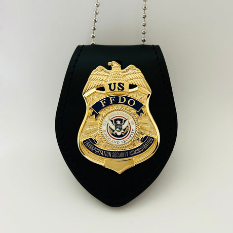 US TSA FFDO Federal Flight Deck Officer Wallet Badge Museum Quality