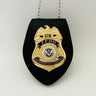 US TSA FFDO Federal Flight Deck Officer Wallet Badge Museum Quality