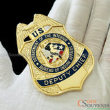 BIA DOI Bureau of Indian Affairs Deputy Chief Badge Museum Quality