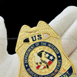 BIA DOI Bureau of Indian Affairs Special Agent Badge Museum Quality