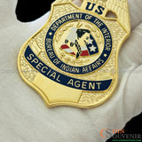 BIA DOI Bureau of Indian Affairs Special Agent Badge Museum Quality