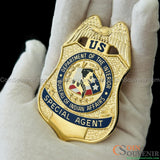 BIA DOI Bureau of Indian Affairs Special Agent Badge Museum Quality