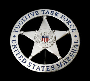 US Marshal Fugitive Task Force USMS FTF Badge Replica Movie Prop