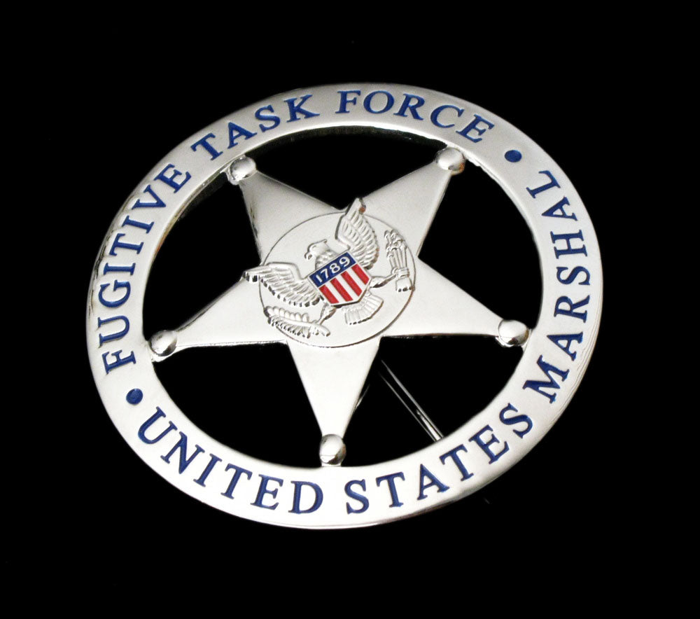 US Marshal Fugitive Task Force USMS FTF Badge Replica Movie Prop