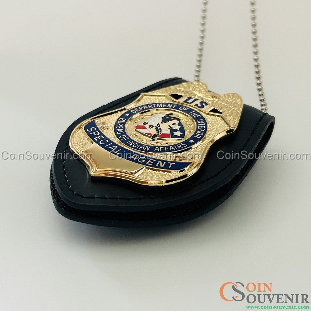 BIA DOI Bureau of Indian Affairs Special Agent Badge Museum Quality