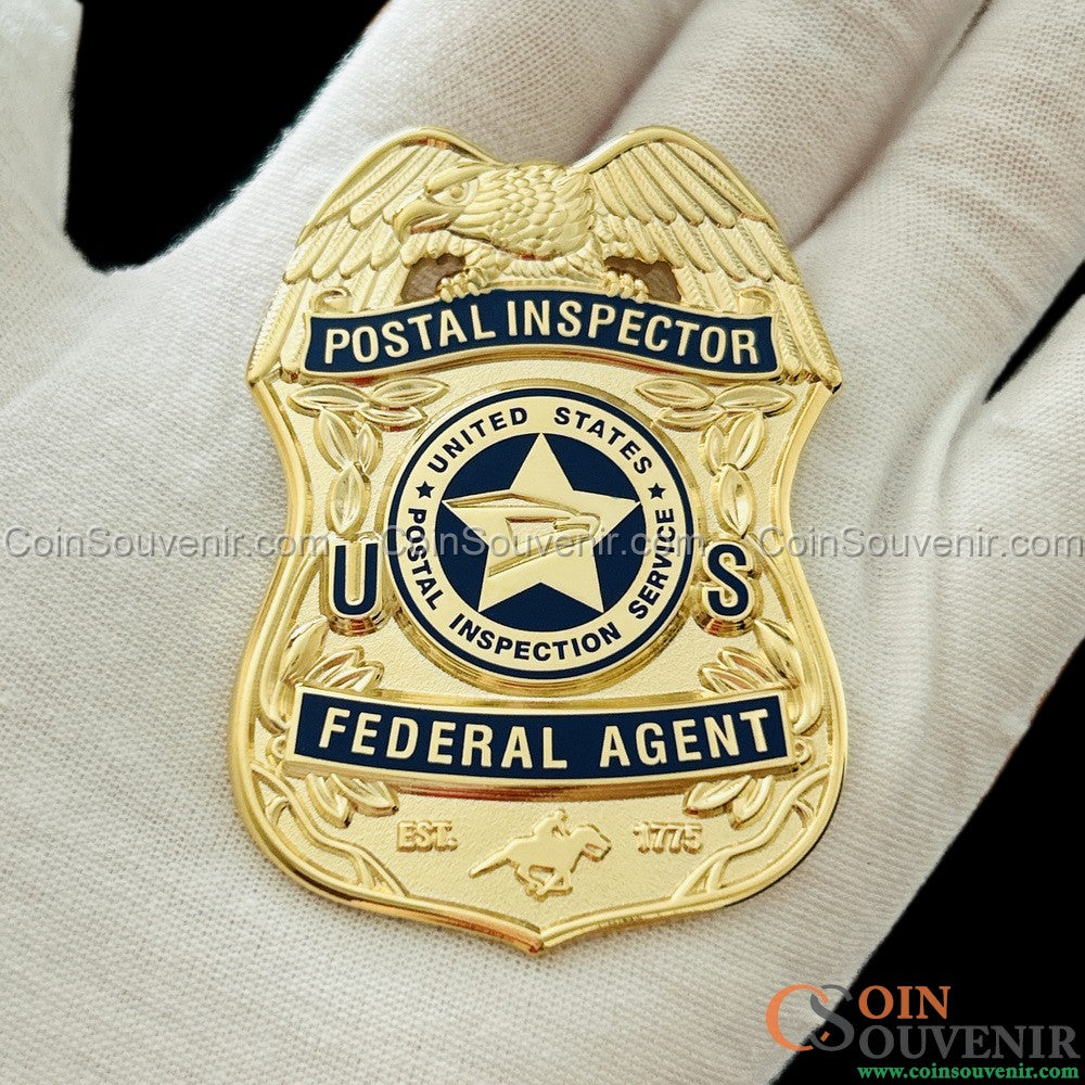 USPIS U.S. Postal Inspector Wallet Badge 2.5" Museum Quality